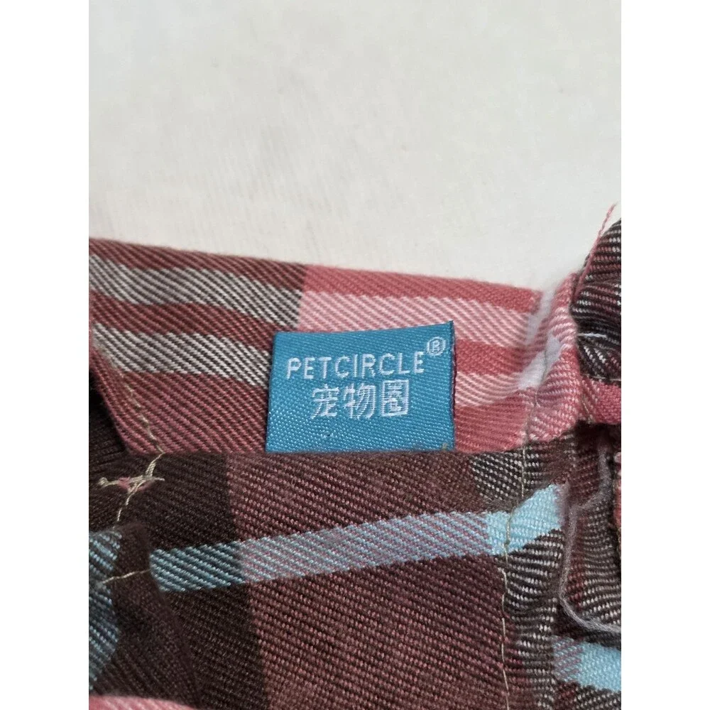 Pet Circle Plaid Dog Dress Size XS